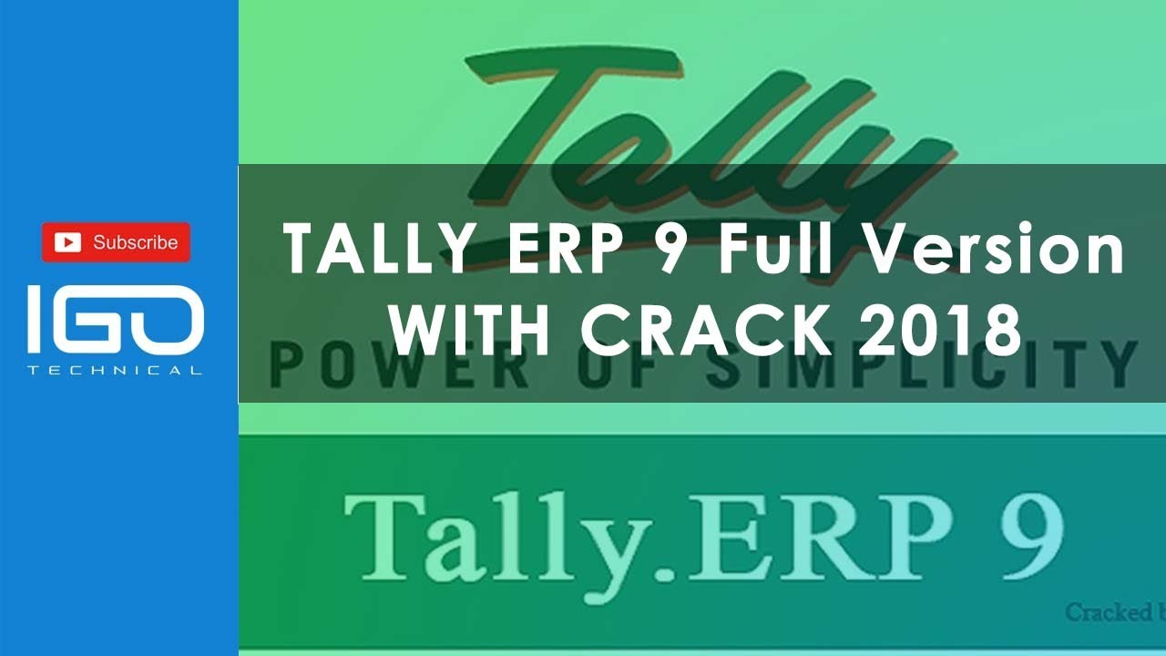 tally erp 9 gold unlimited edition with crack free download